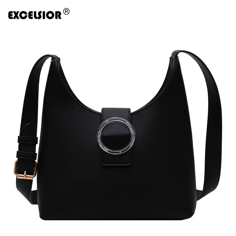 EXCELSIOR PU Leather Crossbody Bag PVC Buckle Women's Shoulder Bags INS Stylish Subaxillary Bag New Fashion Handbags
EXCELSIOR PU Leather Crossbody Bag PVC Buckle Women's Shoulder Bags INS Stylish Subaxillary Bag New Fashion Handbags