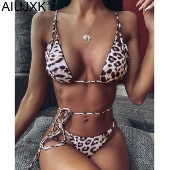 AIUJXK 2020 New Leoprad Print Biquini Women Lingerie Sexy Bra And Panty Set Summer Beach Wear 2 Piece Swimsuit Female Underwwear
AIUJXK 2020 New Leoprad Print Biquini Women Lingerie Sexy Bra And Panty Set Summer Beach Wear 2 Piece Swimsuit Female Underwwear
