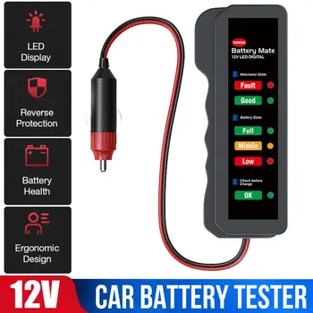 car battery tester Alternator Tester cigarette lighter model Testing Tool Diagnostic Tool 6 LED 12V Mini Universal Portable
car battery tester Alternator Tester cigarette lighter model Testing Tool Diagnostic Tool 6 LED 12V Mini Universal Portable