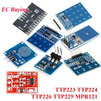 TTP223 TTP224 TTP226 TTP229 MPR121 V12 Digital Switch Touch Module 1 4 8 16 Channel Capacitive Touch Sensor Module For Arduino
TTP223 TTP224 TTP226 TTP229 MPR121 V12 Digital Switch Touch Module 1 4 8 16 Channel Capacitive Touch Sensor Module For Arduino