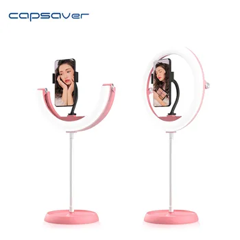 capsaver Ring Light 10 inch Foldable Ring Lamp Desktop Selfie Filling Light USB 3200K 5600K with Phone Holder Video Live Stream
capsaver Ring Light 10 inch Foldable Ring Lamp Desktop Selfie Filling Light USB 3200K 5600K with Phone Holder Video Live Stream