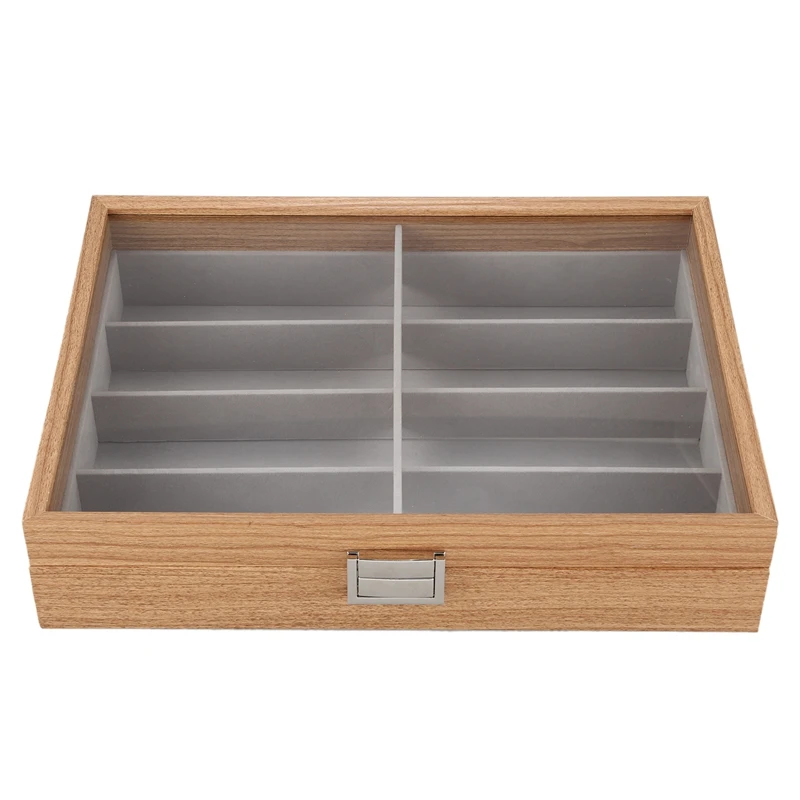 Eyeglass Sunglass Storage Box Imitation Leather Glasses Display Case Storage Organizer Collector 8 Slot Black
Eyeglass Sunglass Storage Box Imitation Leather Glasses Display Case Storage Organizer Collector 8 Slot Black