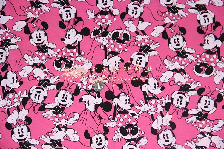 Cartoon Minnie Mouse Dance Print Knitted Cotton Patchwork Fabric Lycra Elastic Sewing Cloth Baby Clothing Handmade DIY Textile
Cartoon Minnie Mouse Dance Print Knitted Cotton Patchwork Fabric Lycra Elastic Sewing Cloth Baby Clothing Handmade DIY Textile