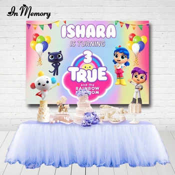 InMemory Photogarphy Backgrounds True and Rainbow Kingdom Theme Girls Birthday Party Backdrop For Photo Studio Custom Photocall
InMemory Photogarphy Backgrounds True and Rainbow Kingdom Theme Girls Birthday Party Backdrop For Photo Studio Custom Photocall