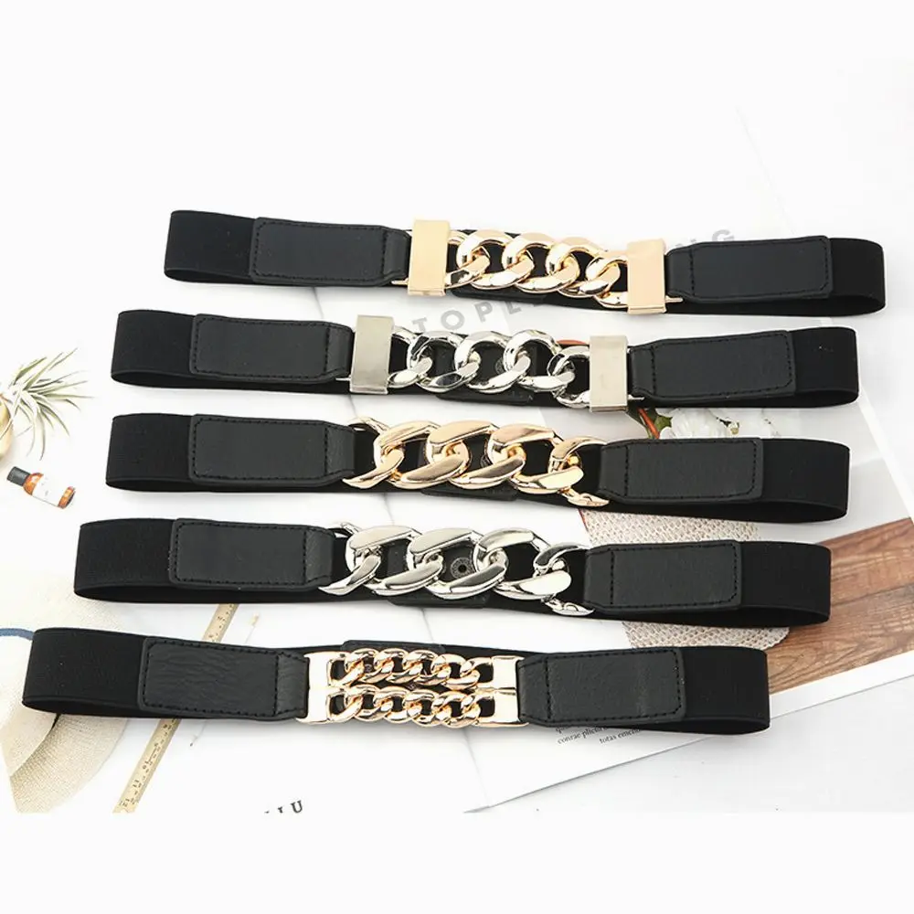 Women Silver Metal Coat Kettin Riem Waistband Gold Chain Belt Stretch Cummerbunds Waist Belts
Women Silver Metal Coat Kettin Riem Waistband Gold Chain Belt Stretch Cummerbunds Waist Belts