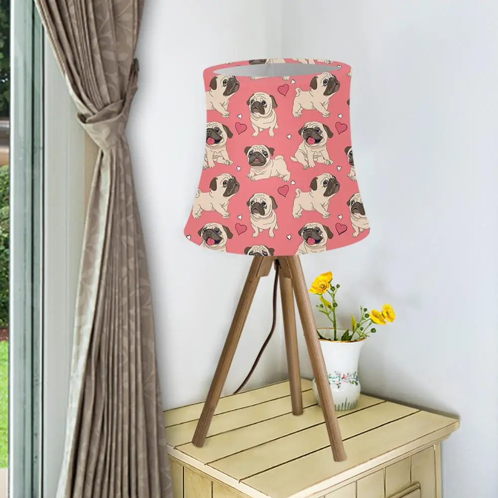 Cute Animal Pug Dog Pattern Pink Lamp Shades for Table Wall Art Deco Multicolor Stretch Cloth Lampshade for Wall Lamp Washable
Cute Animal Pug Dog Pattern Pink Lamp Shades for Table Wall Art Deco Multicolor Stretch Cloth Lampshade for Wall Lamp Washable