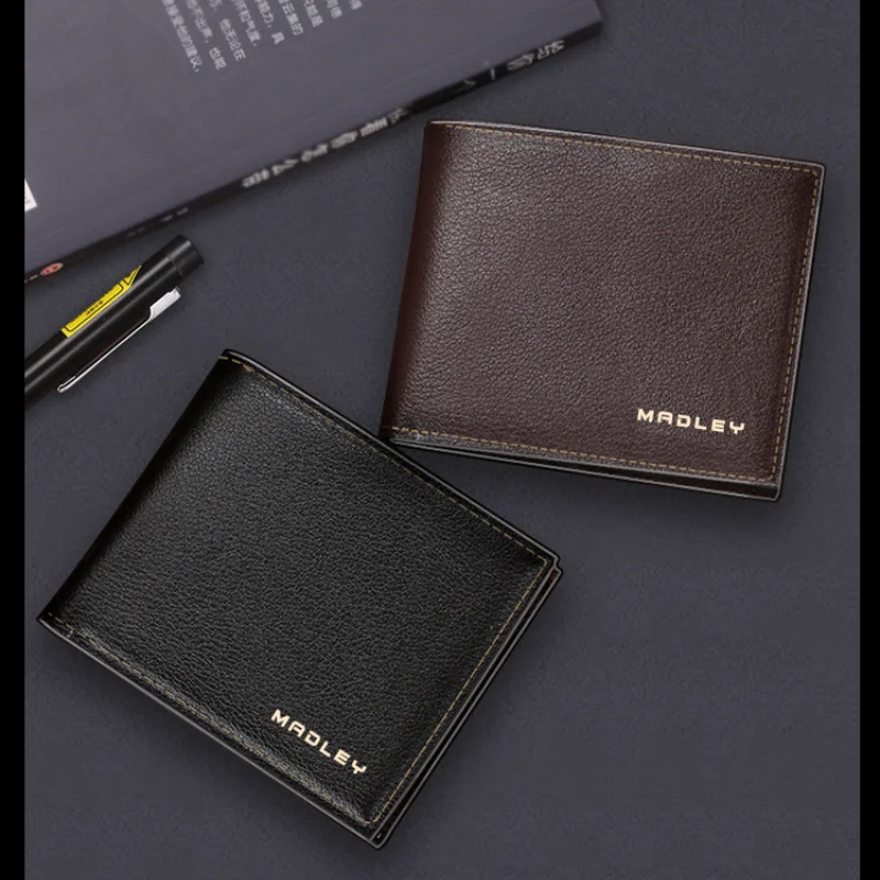 

New Fashion Men's Short Wallet Wallet High-quality Texture Fashion Multi-card Bag Men's Fashion Gift Wallet