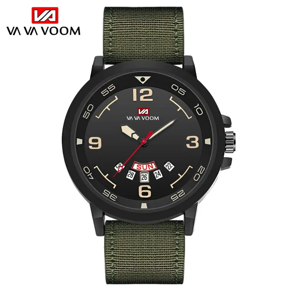 Фото Top Brand Luxury Mens Watches Male Clocks Date Sport Military Clock Leather Strap Quartz Business Men Watch Gift | Наручные часы