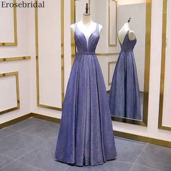Erosebridal Bling A Line Evening Dress Long 2020 New Fashion V Neck Beads Belt Elegant Long Formal Dress Evening Gown Open Back
Erosebridal Bling A Line Evening Dress Long 2020 New Fashion V Neck Beads Belt Elegant Long Formal Dress Evening Gown Open Back