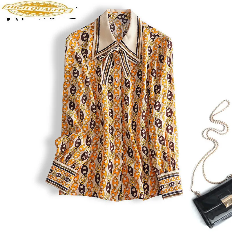 Real Silk Shirts Womens Tops and Blouses Long Sleeve Blouse Spring Autumn Korean Office Lady Clothing Blusas 2020 3393 YY2638
Real Silk Shirts Womens Tops and Blouses Long Sleeve Blouse Spring Autumn Korean Office Lady Clothing Blusas 2020 3393 YY2638