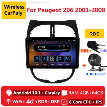 2 din 8 core android 10 car radio auto stereo for Peugeot 206 2001 2002 2003 2006 2008 navigation GPS DVD Multimedia Player 
2 din 8 core android 10 car radio auto stereo for Peugeot 206 2001 2002 2003 2006 2008 navigation GPS DVD Multimedia Player