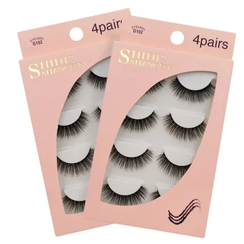 4 Pairs 3d mink lashes makeup mink false eyelashes lashes maquillaje natural lashes volume lashes cruelty-free eyelashes cilios
4 Pairs 3d mink lashes makeup mink false eyelashes lashes maquillaje natural lashes volume lashes cruelty-free eyelashes cilios