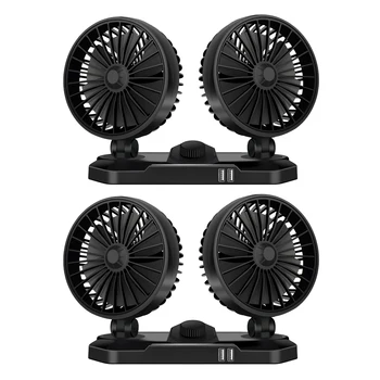 12V 24V Car Truck Dual Head Fan Mini 2 Speed Cooling Fan with USB Charger Car Cooling Accessories Swing Fan Ventilation
12V 24V Car Truck Dual Head Fan Mini 2 Speed Cooling Fan with USB Charger Car Cooling Accessories Swing Fan Ventilation