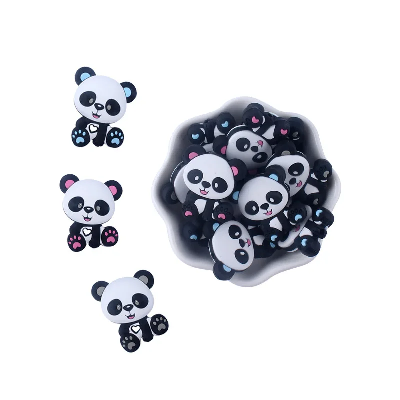 5Pcs Cartoon Mini Panda Teething Silicone Beads DIY Pacifier Clip Chain Pendant Rodents
5Pcs Cartoon Mini Panda Teething Silicone Beads DIY Pacifier Clip Chain Pendant Rodents