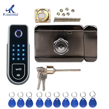 Wireless and Biometric Locks fingerprint lock Ic card Smart Door Lock Electric Lock access control system for home
Wireless and Biometric Locks fingerprint lock Ic card Smart Door Lock Electric Lock access control system for home