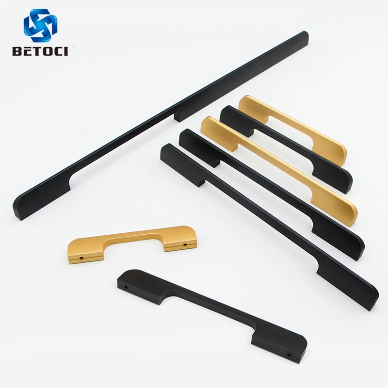 Betoci 4.7-20 "black and gold arc handle solid aluminum cabinet handle, wardrobe handle, drawer handle furniture hardware
Betoci 4.7-20 "black and gold arc handle solid aluminum cabinet handle, wardrobe handle, drawer handle furniture hardware