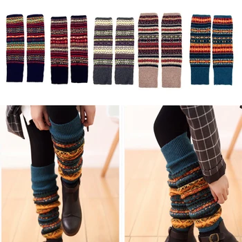 Knee Long Knit cover Crochet Leg Warmers Legging Warm Striped Calentadores Pierna Mujer Thigh Stulpe LegwarmersPile Stockings
Knee Long Knit cover Crochet Leg Warmers Legging Warm Striped Calentadores Pierna Mujer Thigh Stulpe LegwarmersPile Stockings