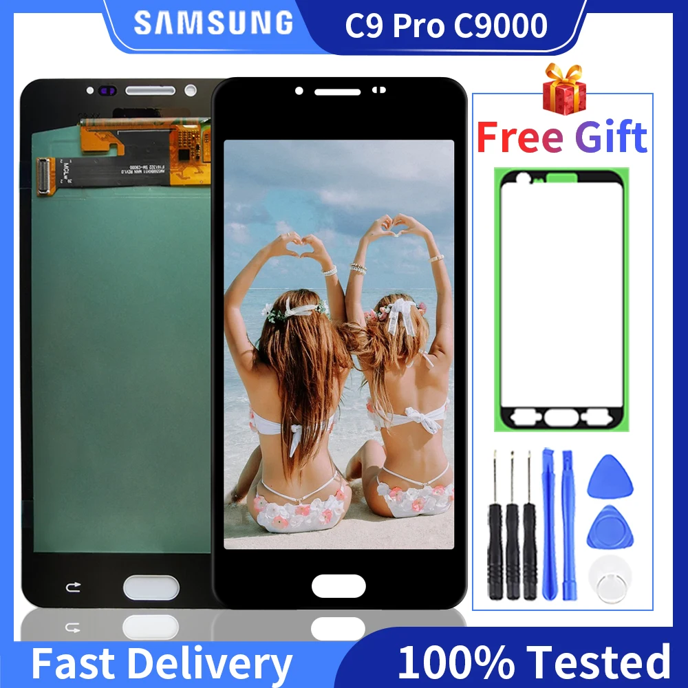 5.5" Small OLED C9 LCD Display For SAMSUNG Galaxy C9 Pro LCDs C9000 Display Touch Screen Digitizer Assembly For C9 Pro Displa
5.5" Small OLED C9 LCD Display For SAMSUNG Galaxy C9 Pro LCDs C9000 Display Touch Screen Digitizer Assembly For C9 Pro Displa
