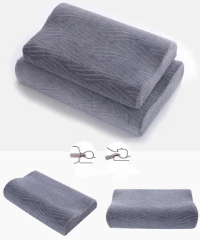 1 Pack Orthopedics Sleeping Pillow for Bed Velvet Fabric Memory Foam Wave Shaped Sleeping Support Pregnant Women Pillow 
1 Pack Orthopedics Sleeping Pillow for Bed Velvet Fabric Memory Foam Wave Shaped Sleeping Support Pregnant Women Pillow