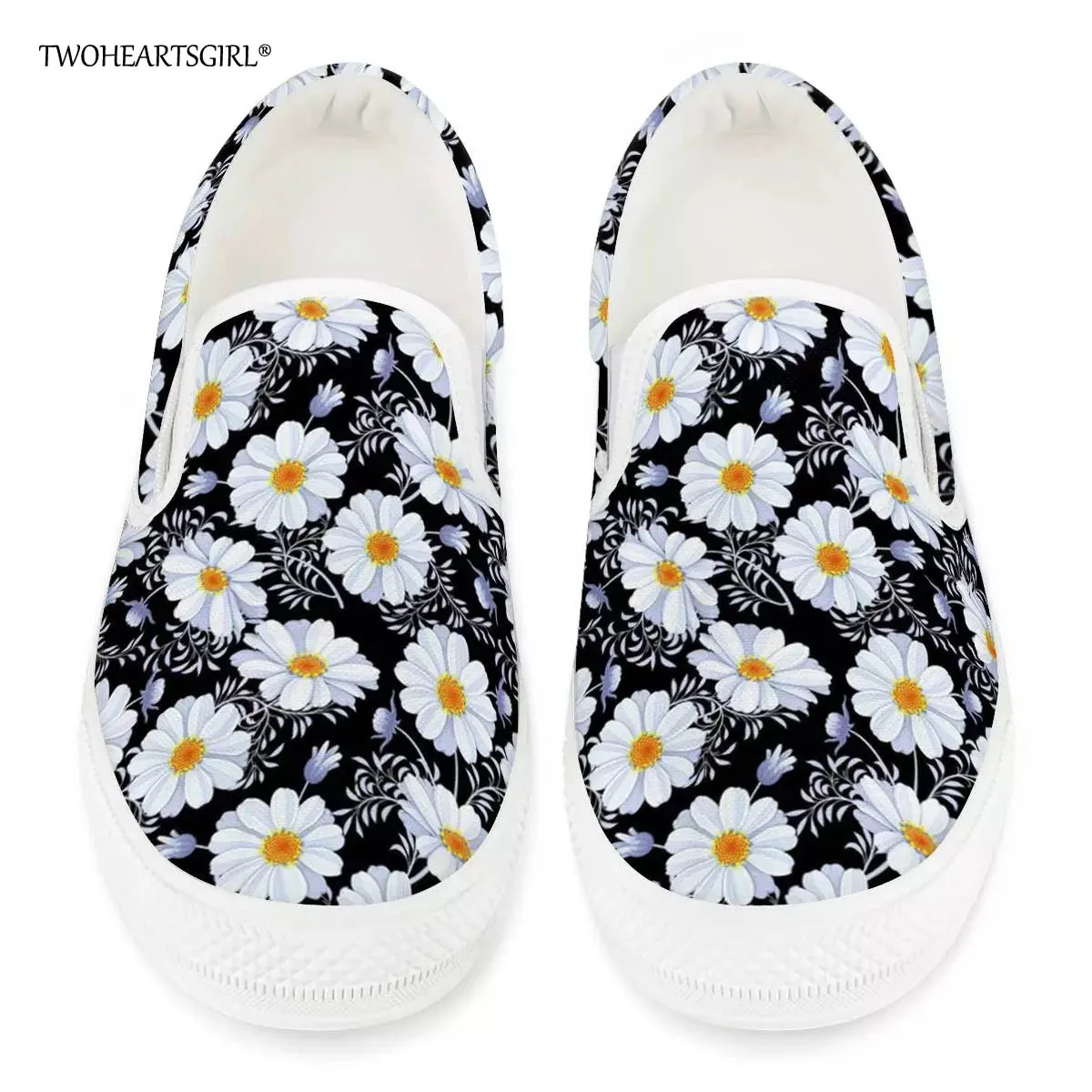 Twoheartsgirl Floral Daisy Print Canvas Shoes for Women Size 36-44 Vulcanize Shoes Comfortable Female Ladies Flats Sneakers
Twoheartsgirl Floral Daisy Print Canvas Shoes for Women Size 36-44 Vulcanize Shoes Comfortable Female Ladies Flats Sneakers