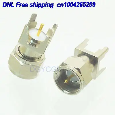 DHL 100pcs FTV male plug solder PCB mount straight male connector 22-ct 
DHL 100pcs FTV male plug solder PCB mount straight male connector 22-ct