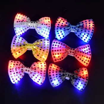 1pcs Female Male Sequins LED Neck tie Light Up Bow Tie Blinking Ties Birthday Party Supplies Wedding Christmas
1pcs Female Male Sequins LED Neck tie Light Up Bow Tie Blinking Ties Birthday Party Supplies Wedding Christmas