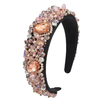 Girls Hairbands Winter Super Flashing Luxury High-end Flannel Crystal Geometric Glass Stone Headband Female Party Headband Hot 
Girls Hairbands Winter Super Flashing Luxury High-end Flannel Crystal Geometric Glass Stone Headband Female Party Headband Hot