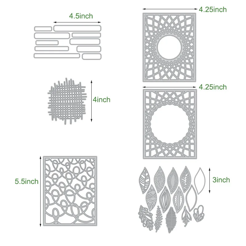 

2020 new Beauty within Leaf Leaves Flower Background Cutting die and clear stamp die set for Christmas Card making Scrapbook