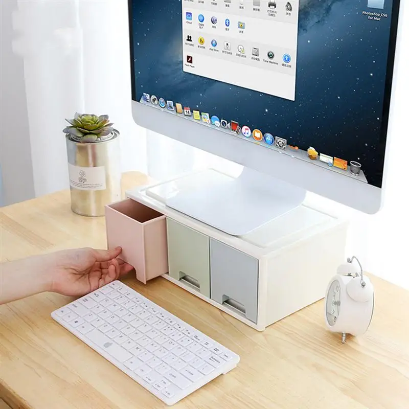 Computer Display Plinth Multi-function Desktop Monitor Stand Computer Screen Riser Laptop TV Stand Holder Desktop Storage Case
Computer Display Plinth Multi-function Desktop Monitor Stand Computer Screen Riser Laptop TV Stand Holder Desktop Storage Case