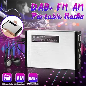 Portable Digital DAB Radio Receiver Mini FM Stereo Radio Pocket Receiver Music Player Automatic Radio 5EQ Bass With Earphone
Portable Digital DAB Radio Receiver Mini FM Stereo Radio Pocket Receiver Music Player Automatic Radio 5EQ Bass With Earphone