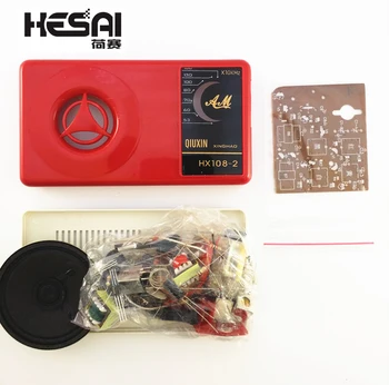 Smart Electronics HX108-2 New 7 Tube AM Radio Electronic DIY Kit Electronic Learning Kit Set
Smart Electronics HX108-2 New 7 Tube AM Radio Electronic DIY Kit Electronic Learning Kit Set