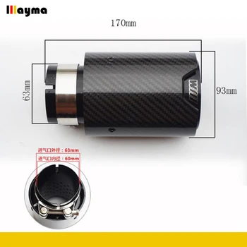 Matte Black Stainless Steel M logo Gloss Carbon Fiber Exhaust Tips For BMW Series E81 E82 E87 E90 E92 E93 E60 E89 Z4 tail pipes
Matte Black Stainless Steel M logo Gloss Carbon Fiber Exhaust Tips For BMW Series E81 E82 E87 E90 E92 E93 E60 E89 Z4 tail pipes