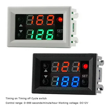 Digital Timer Circuit Board DC 12V Dual LED Display Time Module Mini LED Timing Delay Cycle Timer Clock Module
Digital Timer Circuit Board DC 12V Dual LED Display Time Module Mini LED Timing Delay Cycle Timer Clock Module