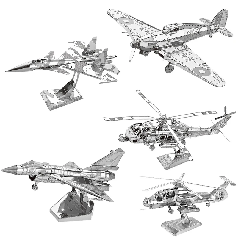

RAH-66 Rescue helicopter 3D Metal Puzzle Model kits DIY Laser Cut Assemble Jigsaw Toy Desktop decoration GIFT For Audit children