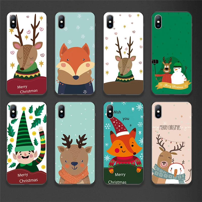 Fashion Merry Christmas Cartoon Deer Snowman Phone Case For iPhone X XS XR Xs Max Cases For iPhone 6 6s 7 8 Plus Soft TPU Cover
Fashion Merry Christmas Cartoon Deer Snowman Phone Case For iPhone X XS XR Xs Max Cases For iPhone 6 6s 7 8 Plus Soft TPU Cover
