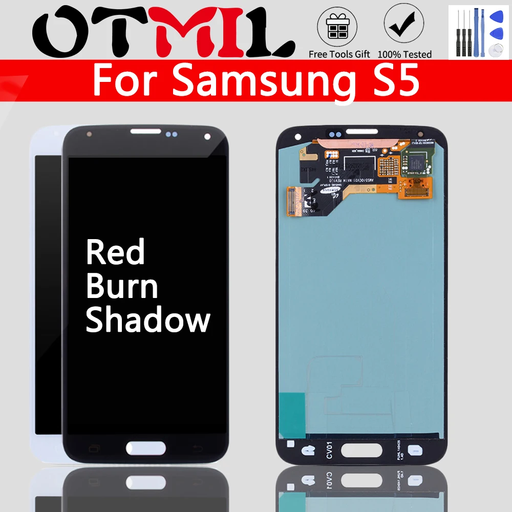Burn Shadow OriginalFor Samsung Galaxy S5 LCD Display Touch Screen Digitizer Assembly For Samsung S5 LCD i9600 G900F G900H G900M
Burn Shadow OriginalFor Samsung Galaxy S5 LCD Display Touch Screen Digitizer Assembly For Samsung S5 LCD i9600 G900F G900H G900M