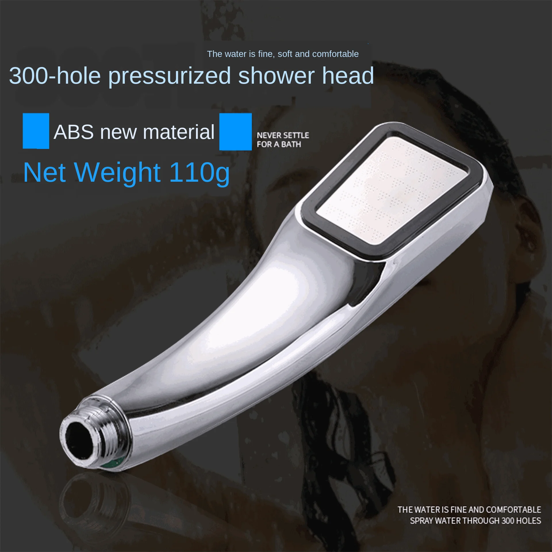 High Quality Pressure Rain Shower Head 300 Hole Shower Head Water-Saving Filter Nozzle High Pressure Water-Saving
High Quality Pressure Rain Shower Head 300 Hole Shower Head Water-Saving Filter Nozzle High Pressure Water-Saving