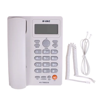 Telefone Home Landline Phone Caller ID Telephone Desktop Corded Dial Back Number Storage for Home Office Hotel Restaurant
Telefone Home Landline Phone Caller ID Telephone Desktop Corded Dial Back Number Storage for Home Office Hotel Restaurant