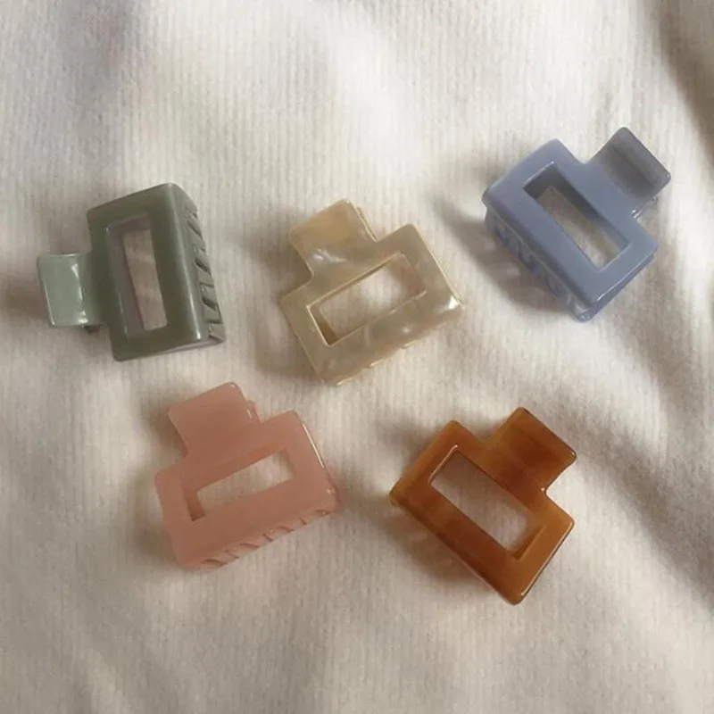 Square Acetate Acrylic INS Korean Hair Clips Girls Hairpins Crab Claws Clamp Hair Accessories for Women 2020 Banana Grips Slid 
Square Acetate Acrylic INS Korean Hair Clips Girls Hairpins Crab Claws Clamp Hair Accessories for Women 2020 Banana Grips Slid