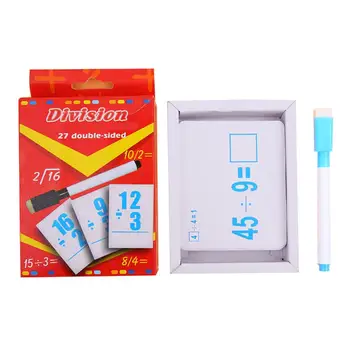Division Addition Operation Paper Erasable Cards with Pen Math Learning Kids Toy
Division Addition Operation Paper Erasable Cards with Pen Math Learning Kids Toy