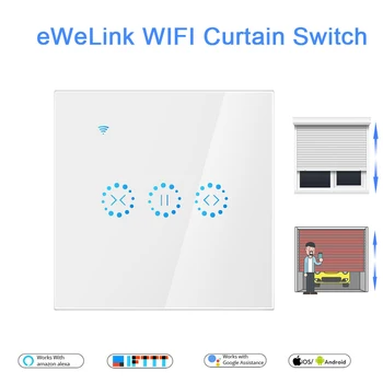 eWeLink WiFi Curtain Blind Switch for Roller Shutter Electric motor Google Home Alexa Echo Voice Control DIY Smart Home EU/US
eWeLink WiFi Curtain Blind Switch for Roller Shutter Electric motor Google Home Alexa Echo Voice Control DIY Smart Home EU/US