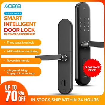 Aqara S2 Pro Smart Intelligent Door Lock Password Fingerprint Key Unlock APP Real-Time Monitor Privacy Lock Home Device
Aqara S2 Pro Smart Intelligent Door Lock Password Fingerprint Key Unlock APP Real-Time Monitor Privacy Lock Home Device