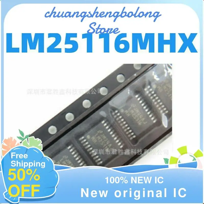 Lm25mh116x LM25116MH LM25116 TSSOP-20 новая Оригинальная интегральная схема, 2 шт.
Lm25mh116x LM25116MH LM25116 TSSOP-20 новая Оригинальная интегральная схема, 2 шт.