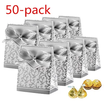Candy Box, 50PCS Gift Box Cake Box Ribbon Wedding Party Candy Bag Gift Decoration Thanksgiving Family Banquet Silver Carton
Candy Box, 50PCS Gift Box Cake Box Ribbon Wedding Party Candy Bag Gift Decoration Thanksgiving Family Banquet Silver Carton