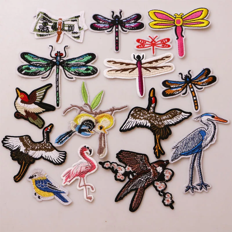 2 Pcs Flamingo, swallow,dragonfly,stork Cartoon icon Iron on Patches for Clothing DIY Stripes Patchwork Stickers Custom Badges
2 Pcs Flamingo, swallow,dragonfly,stork Cartoon icon Iron on Patches for Clothing DIY Stripes Patchwork Stickers Custom Badges