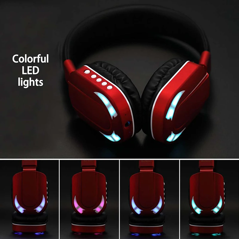 Earphone wireless bluetooth headphones BS770 stereo casque headset with microphone headset LED light glow in the dark ear phones
Earphone wireless bluetooth headphones BS770 stereo casque headset with microphone headset LED light glow in the dark ear phones