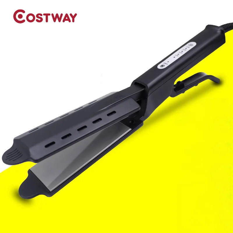 COSTWAY Straightening Irons Fast Warm-up Thermal Performance Professional titanium alloy Heating Plate Hair Straightener
COSTWAY Straightening Irons Fast Warm-up Thermal Performance Professional titanium alloy Heating Plate Hair Straightener