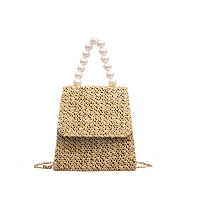 Fashion Pearl Bag Women Wild Mulit Style Straw Bag Handbags Female Summer Rattan Bag Fashion Mini Flap Shoulder Bag
Fashion Pearl Bag Women Wild Mulit Style Straw Bag Handbags Female Summer Rattan Bag Fashion Mini Flap Shoulder Bag