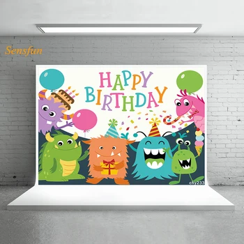 LEVOO Photography Background Birthday Monsters Cartoon Balloons Photographic Backdrop Photo Background Shoot Props Photophone
LEVOO Photography Background Birthday Monsters Cartoon Balloons Photographic Backdrop Photo Background Shoot Props Photophone