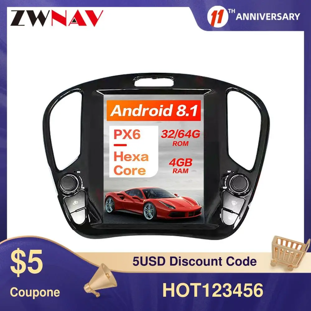 Tesla Style Android 9.0 6 Core Car GPS Navigation For Nissan Juke/Infiniti ESQ 2010-2020 Head Unit Multimedia Player Auto Radio
Tesla Style Android 9.0 6 Core Car GPS Navigation For Nissan Juke/Infiniti ESQ 2010-2020 Head Unit Multimedia Player Auto Radio